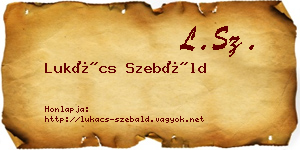 Lukács Szebáld névjegykártya